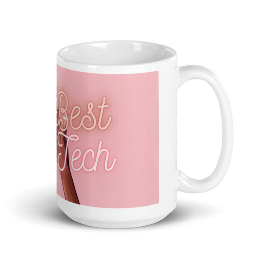 The Best Nail Tech- White Glossy Mug